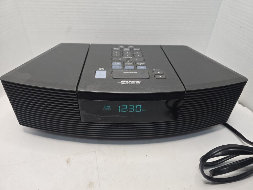Bose Wave Radio CD AWRC-1G AM/FM Alarm Clock System Tested Works Cd Not Playing
